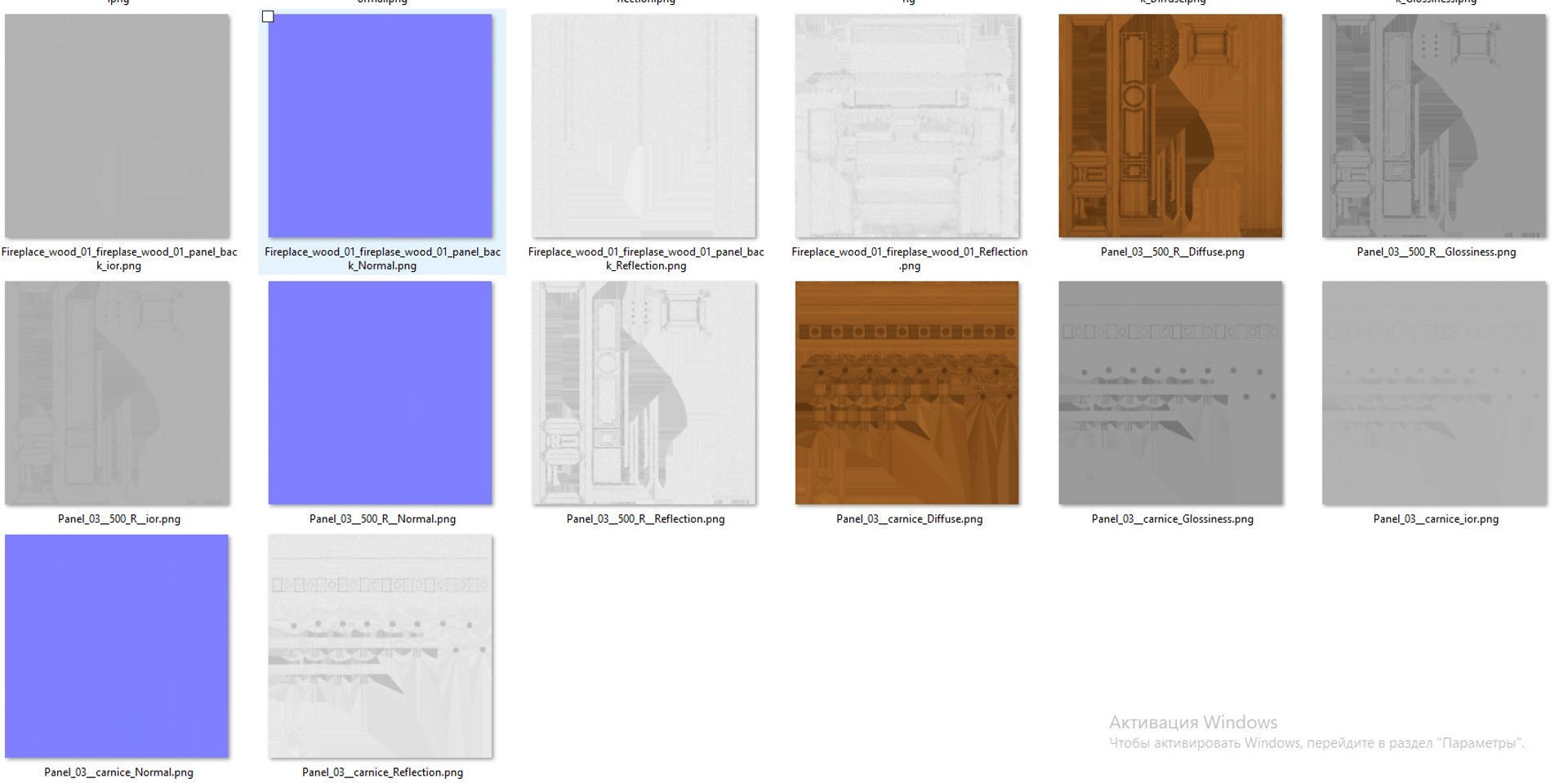 Fireplace 01 03 3D model_37