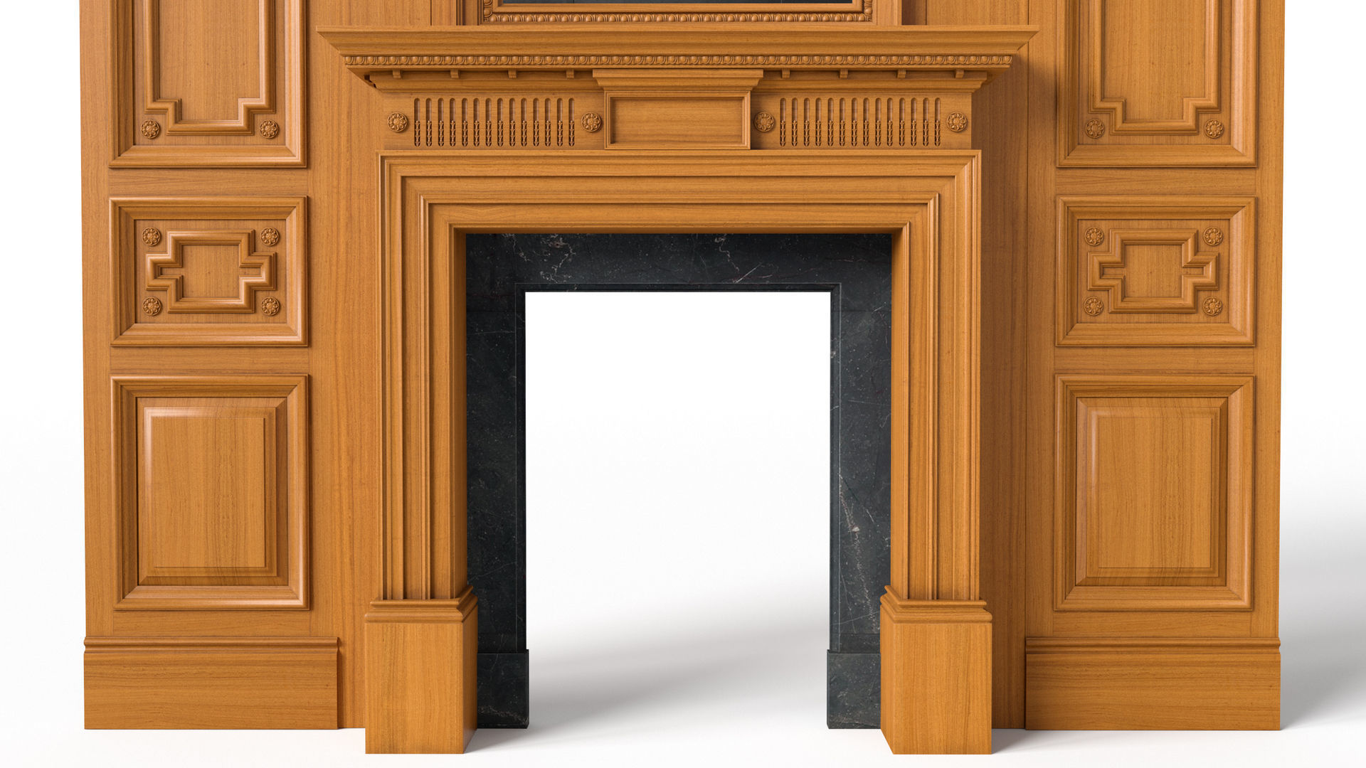 Fireplace 01 03 3D model_1