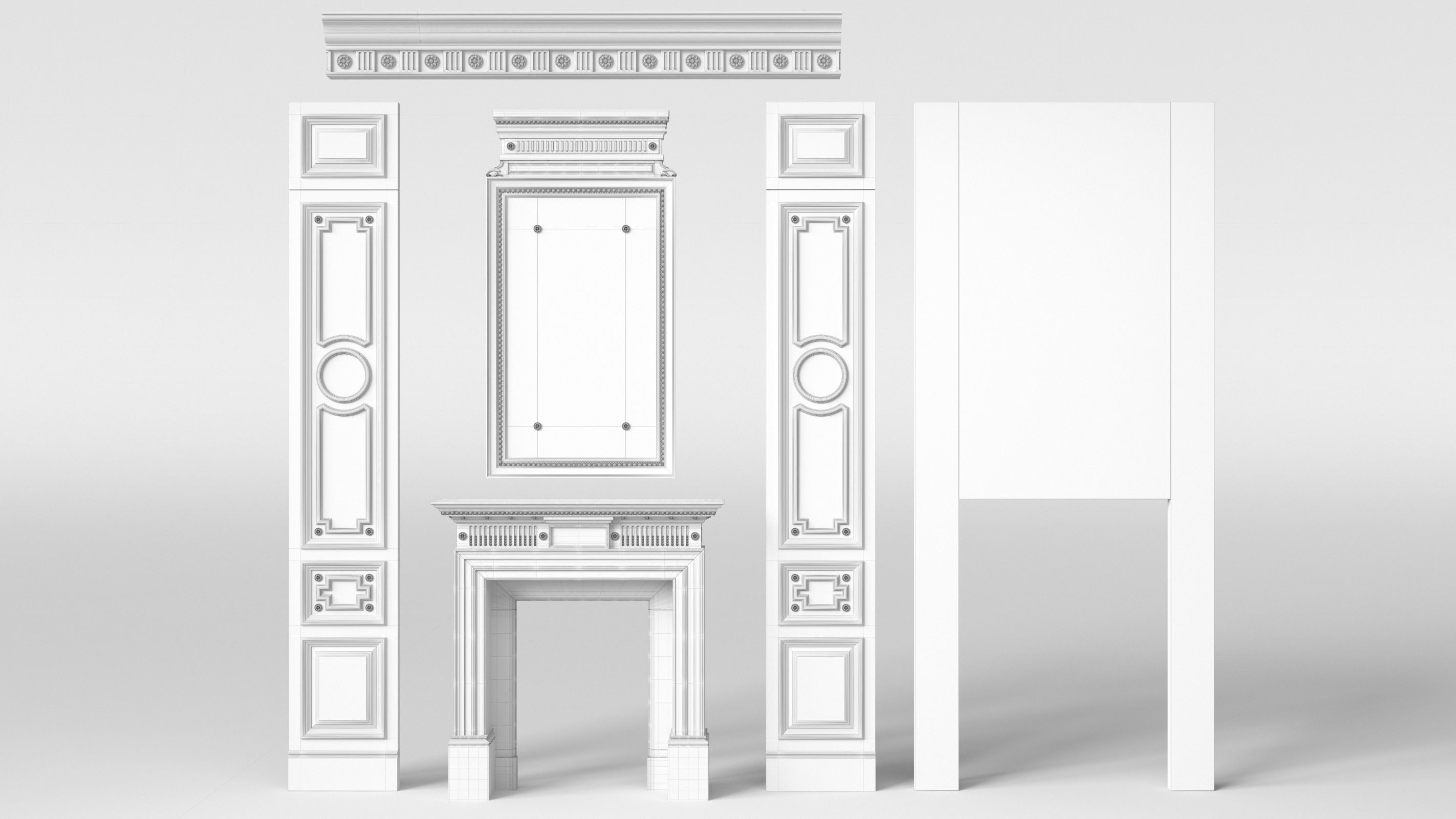 Fireplace 01 03 3D model_17