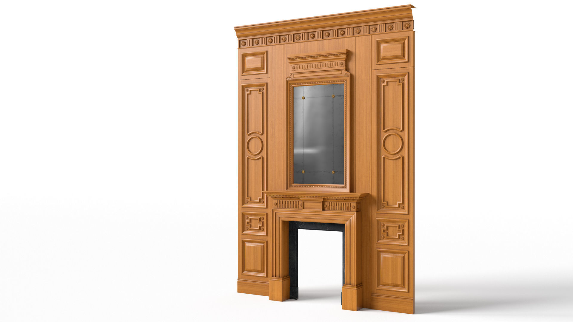 Fireplace 01 03 3D model_10