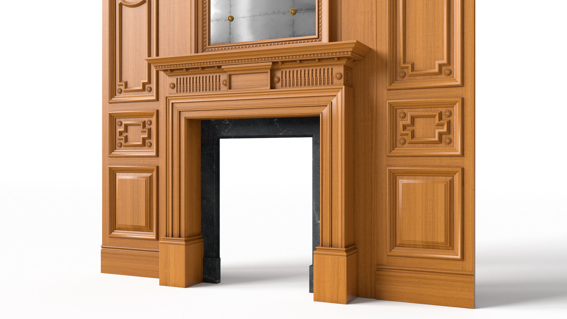 Fireplace 01 03 3D model_9