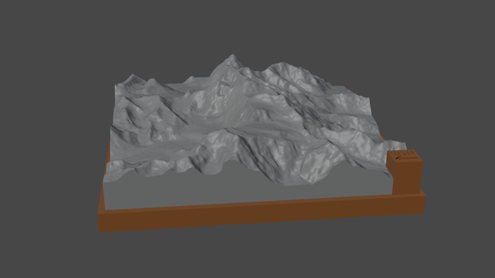 Gora Belukha 3D print model_6