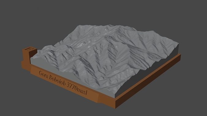 Gora Boboiob 3D print model