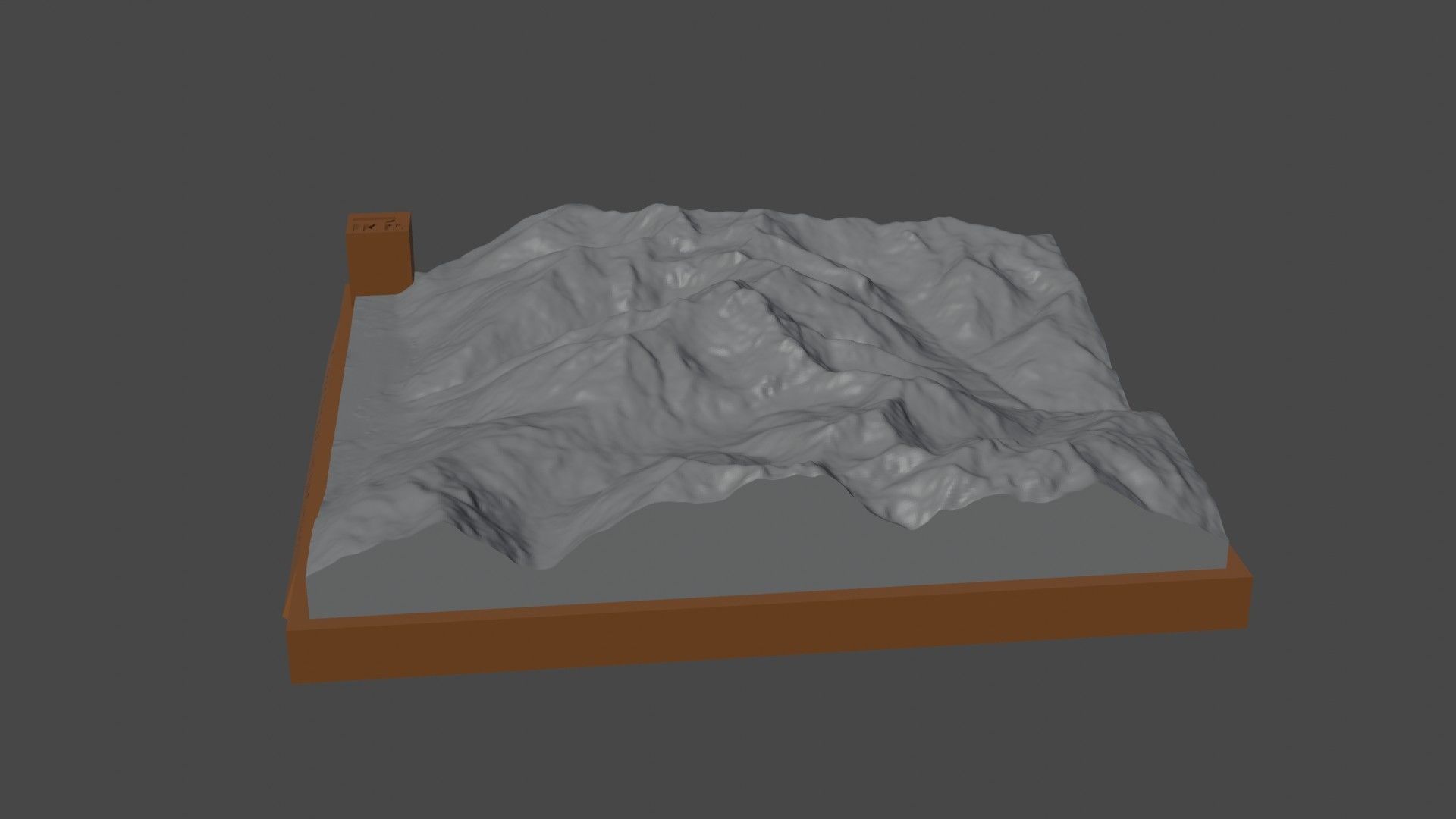 Cerro Aguja Sur 3D print model_1