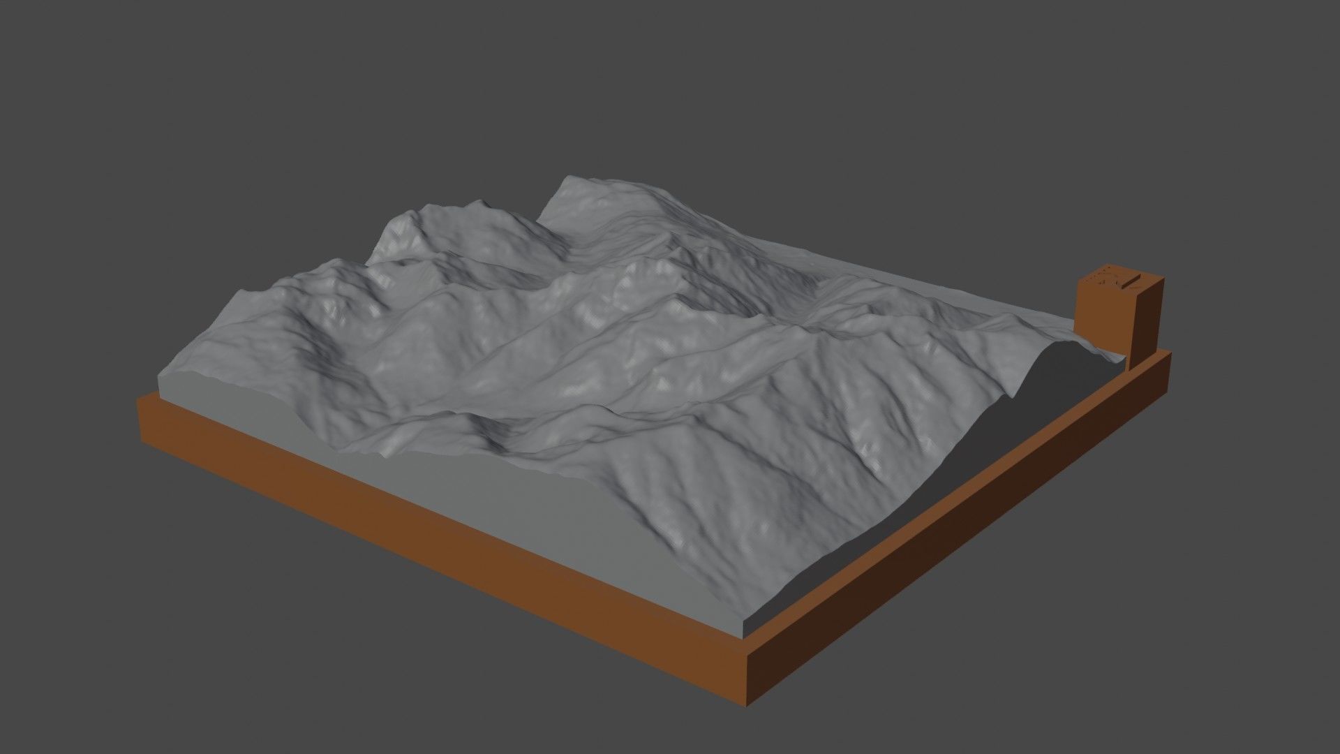 Cerro Aguja Sur 3D print model_7