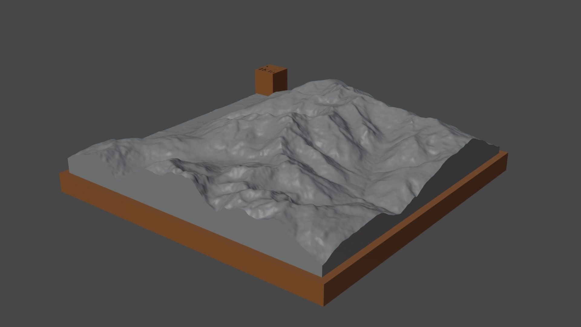 Cerro Aguja Sur 3D print model_4