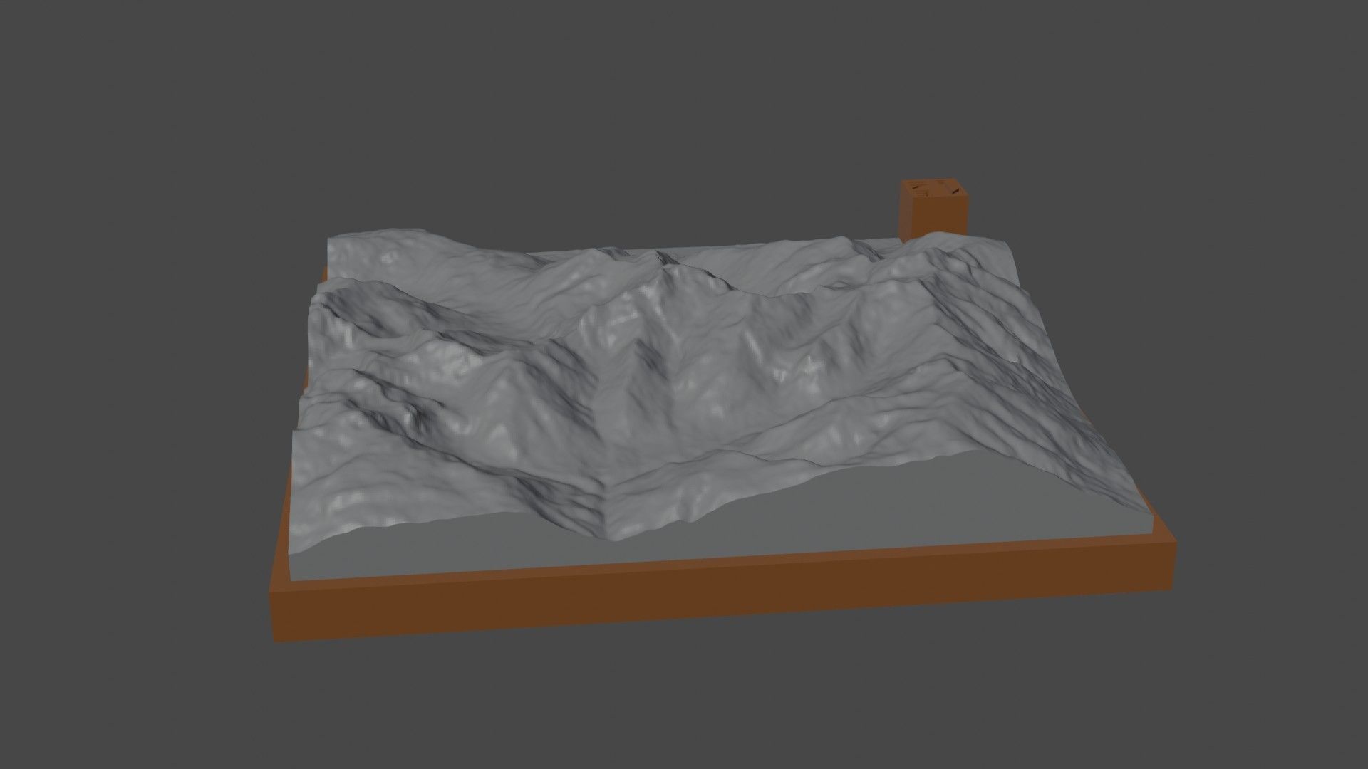 Cerro Aguja Sur 3D print model_2