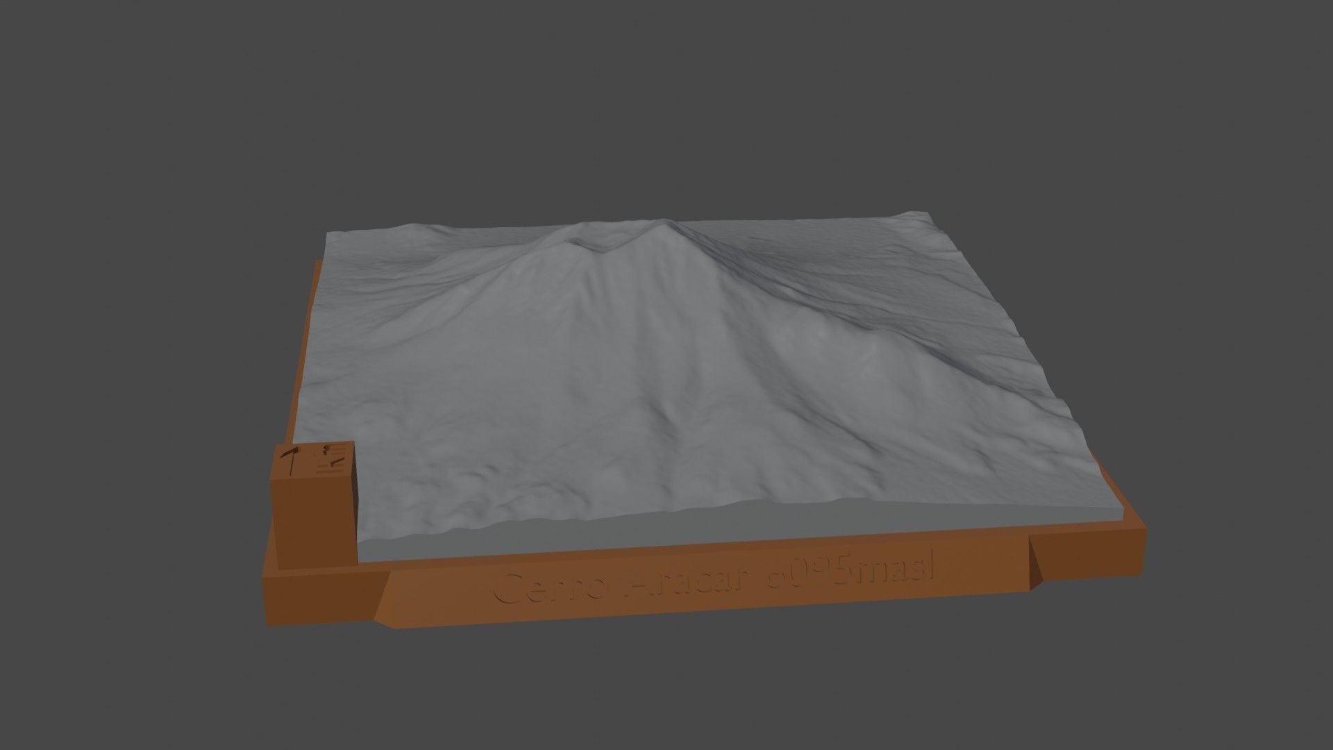 Cerro Aracar 3D print model_5