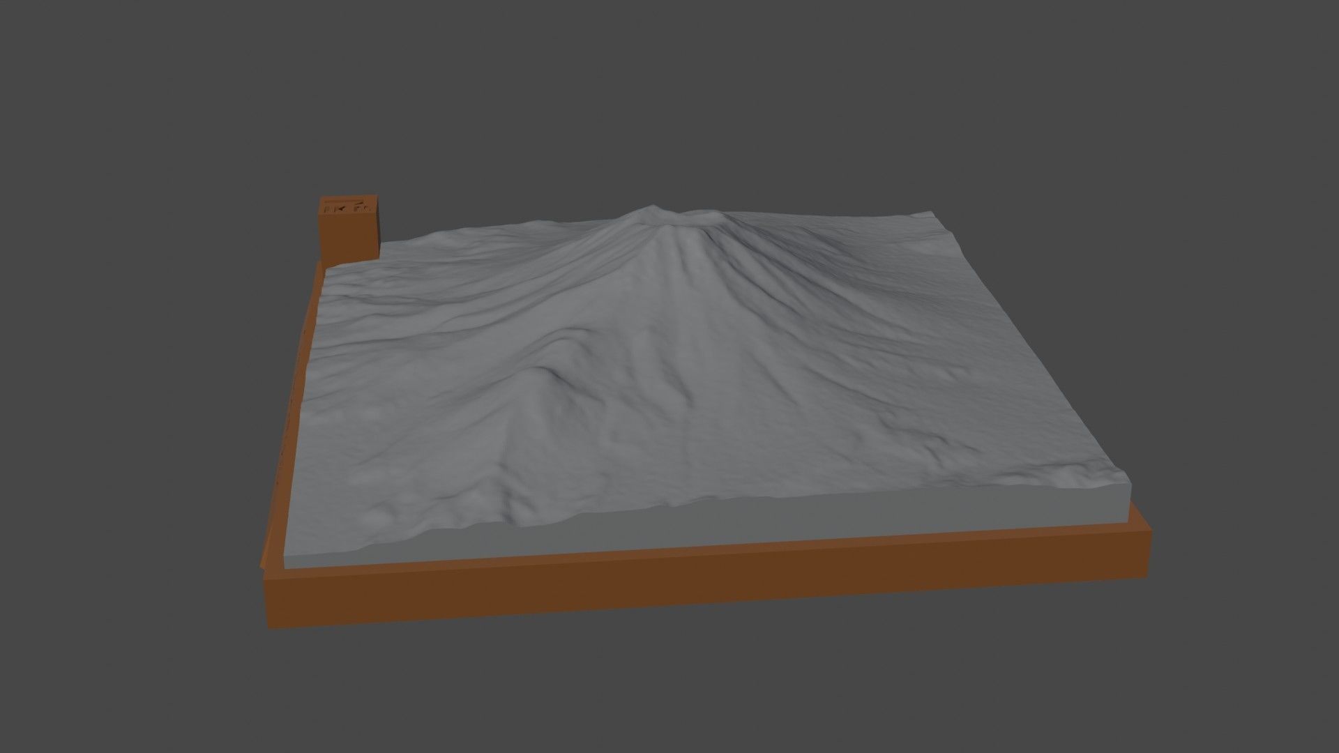 Cerro Aracar 3D print model_1