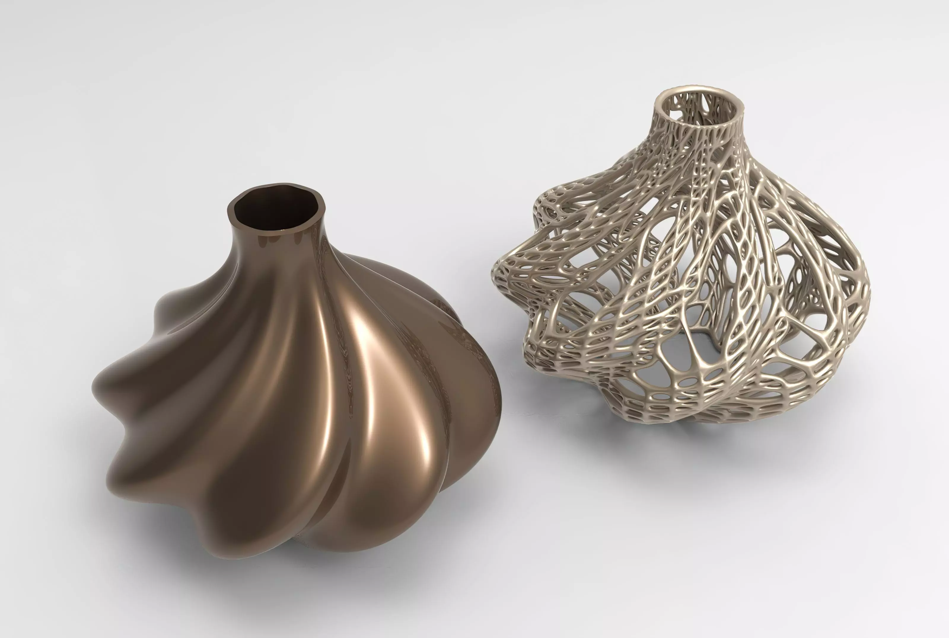 Vase Voronoi 11 3D print model_0