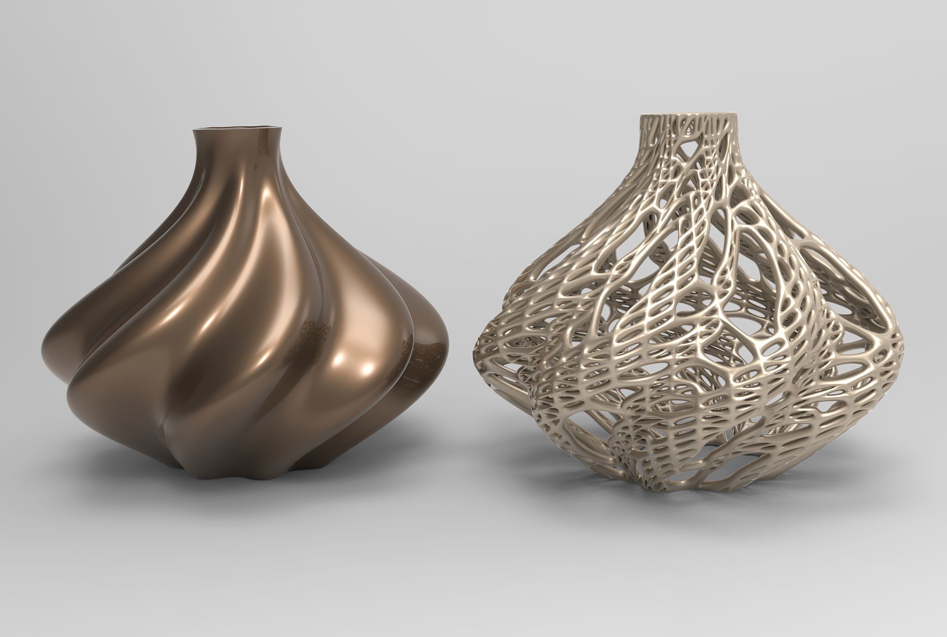 Vase Voronoi 11 3D print model_1