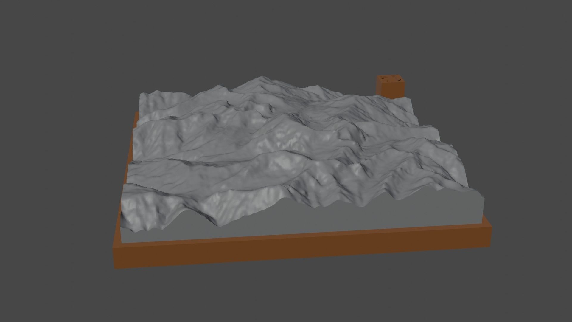 Cerro Bravo 3D print model_2