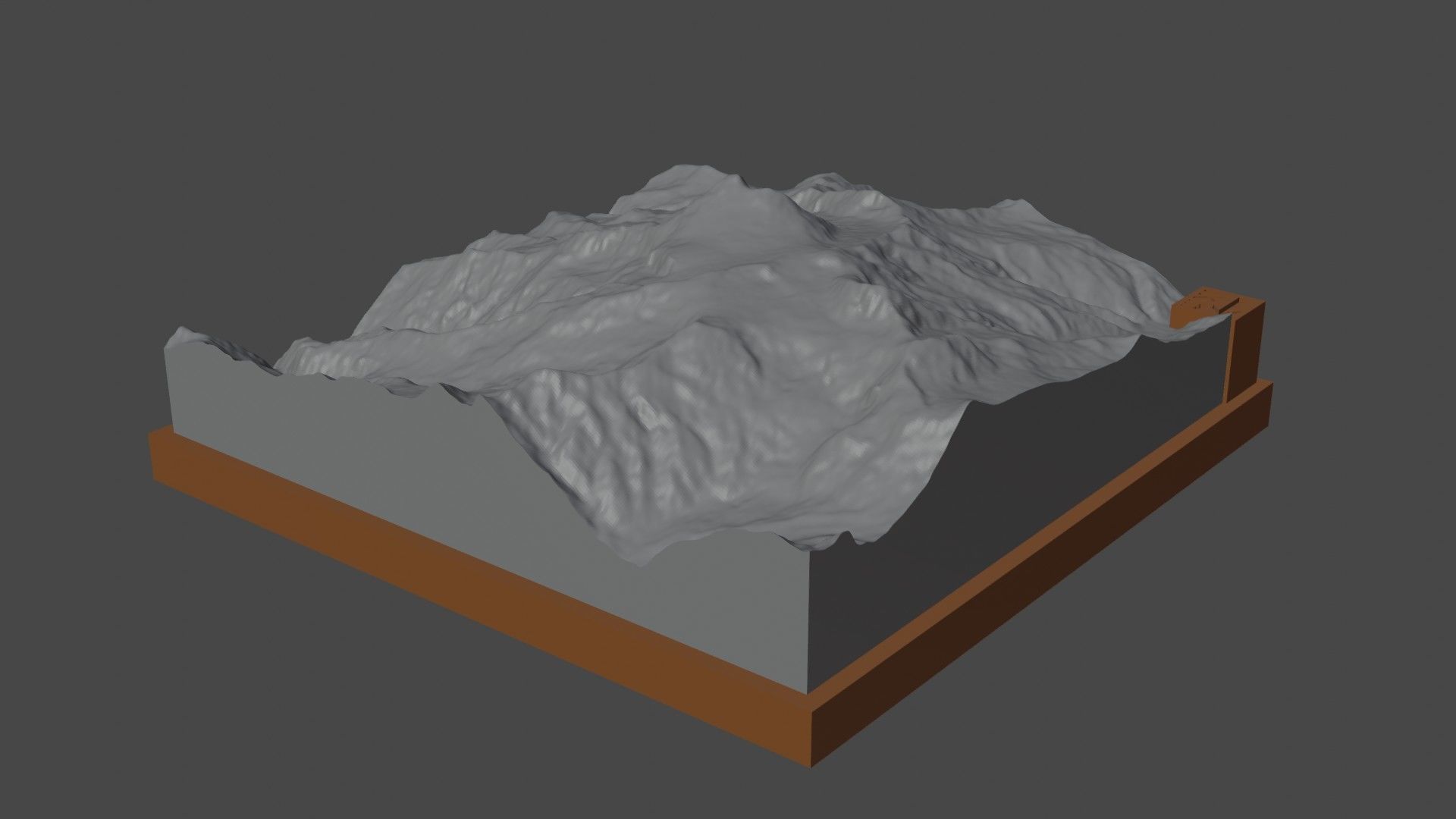 Gora Kazbek 3D print model_7