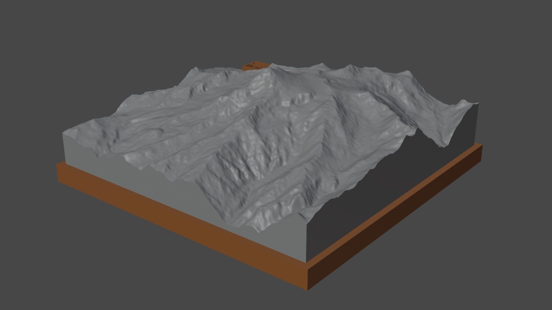 Gora Kazbek 3D print model_4
