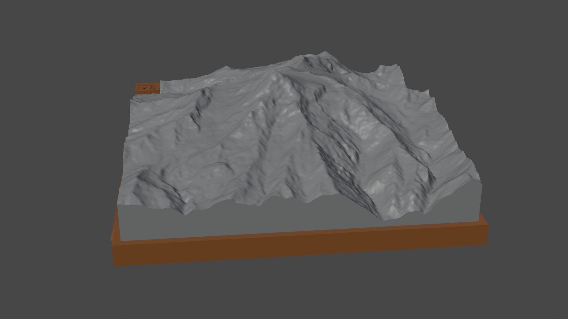 Gora Kazbek 3D print model_1