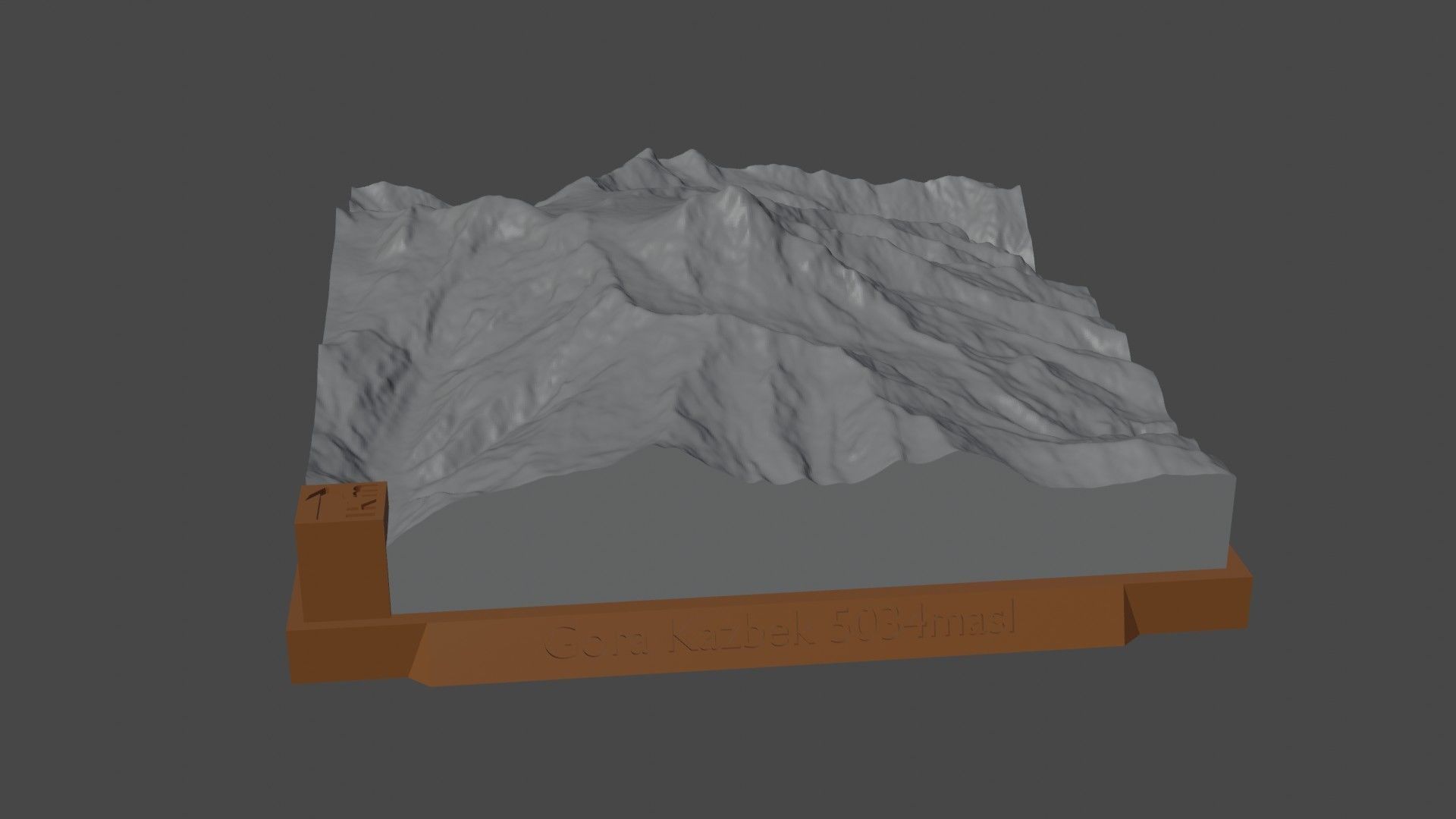 Gora Kazbek 3D print model_5