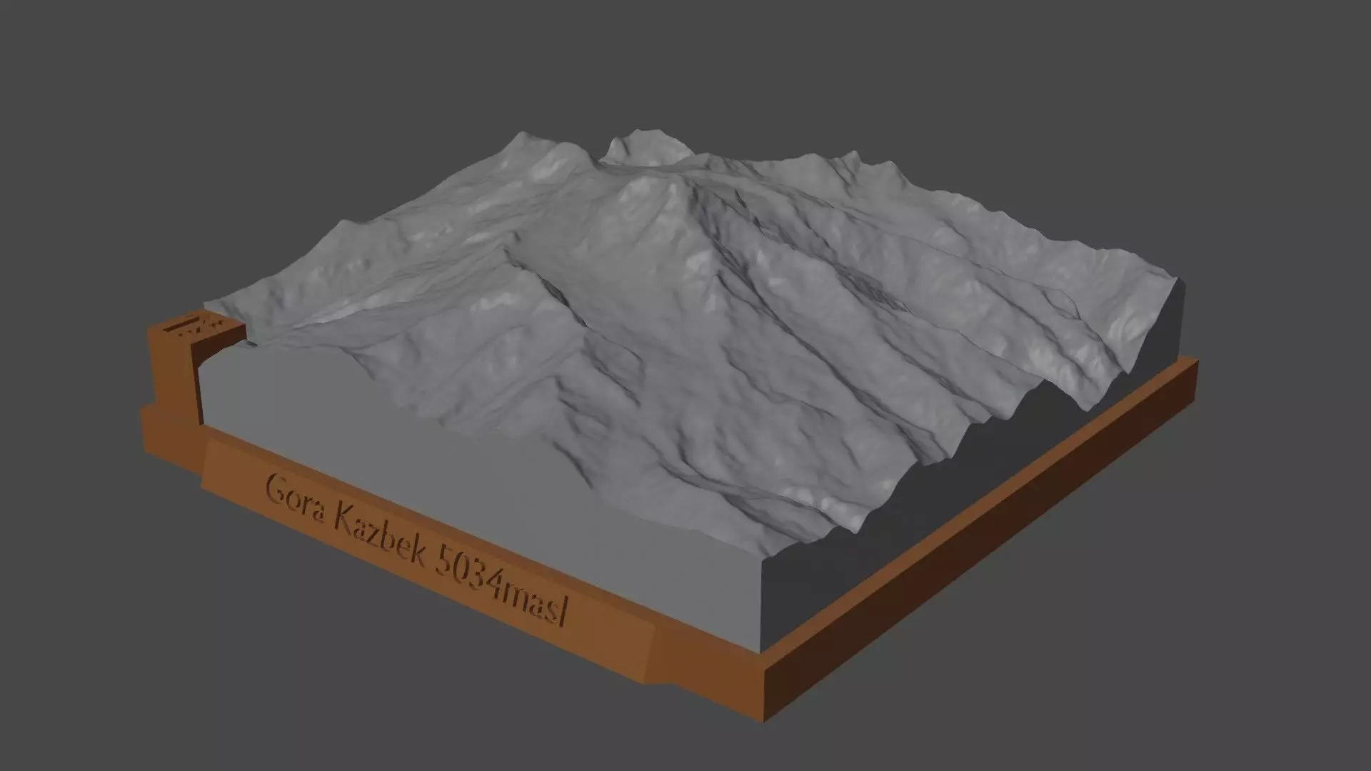 Gora Kazbek 3D print model_0