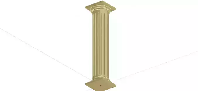 COLUMN with gold finish