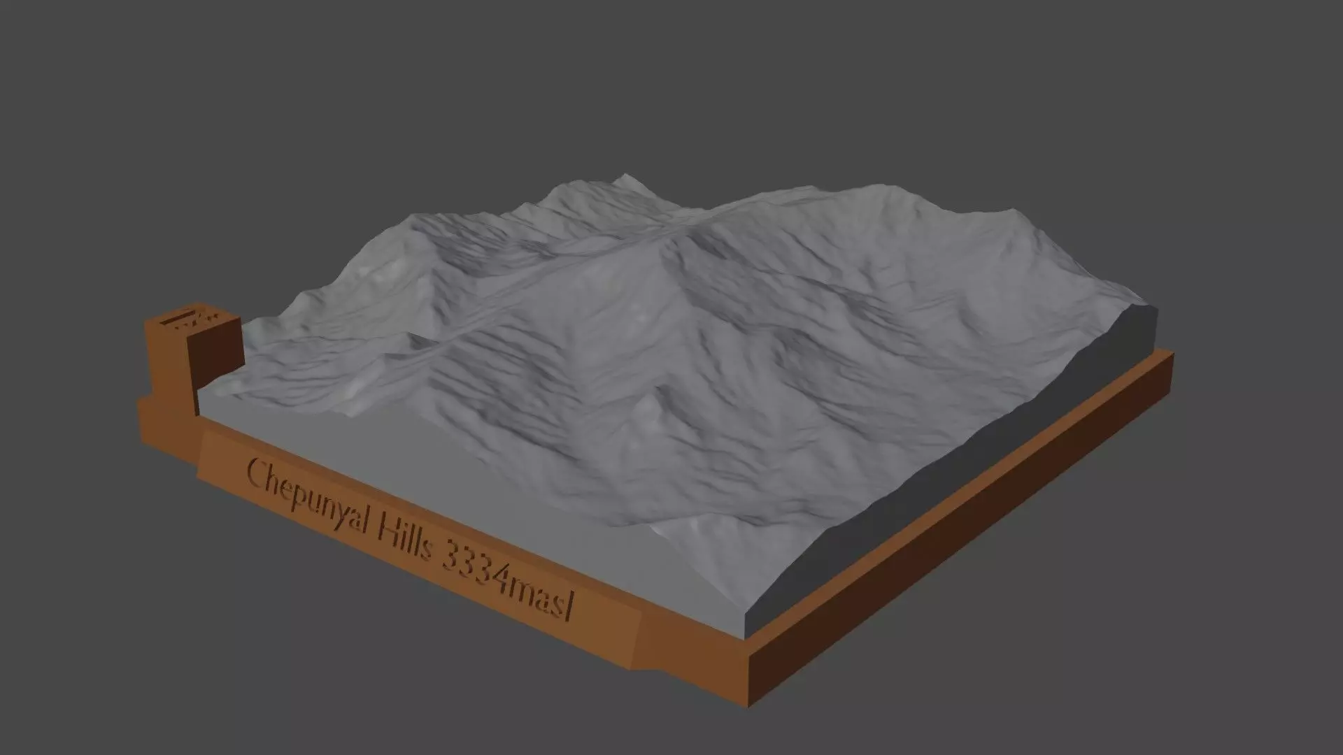 Chepunyal Hills 3D print model_0