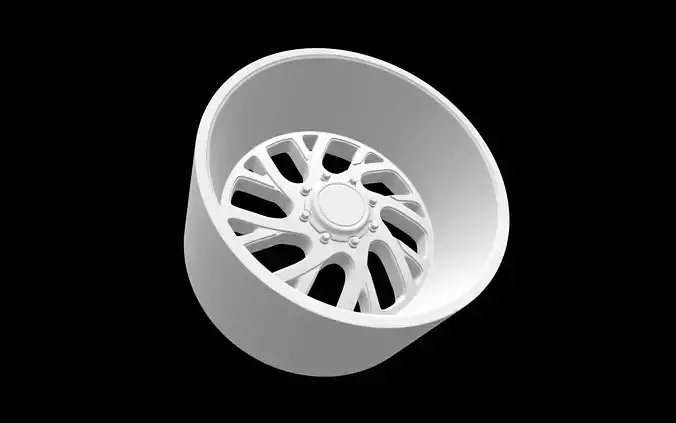 Specialty Forged SF022 scalable and printable rims
