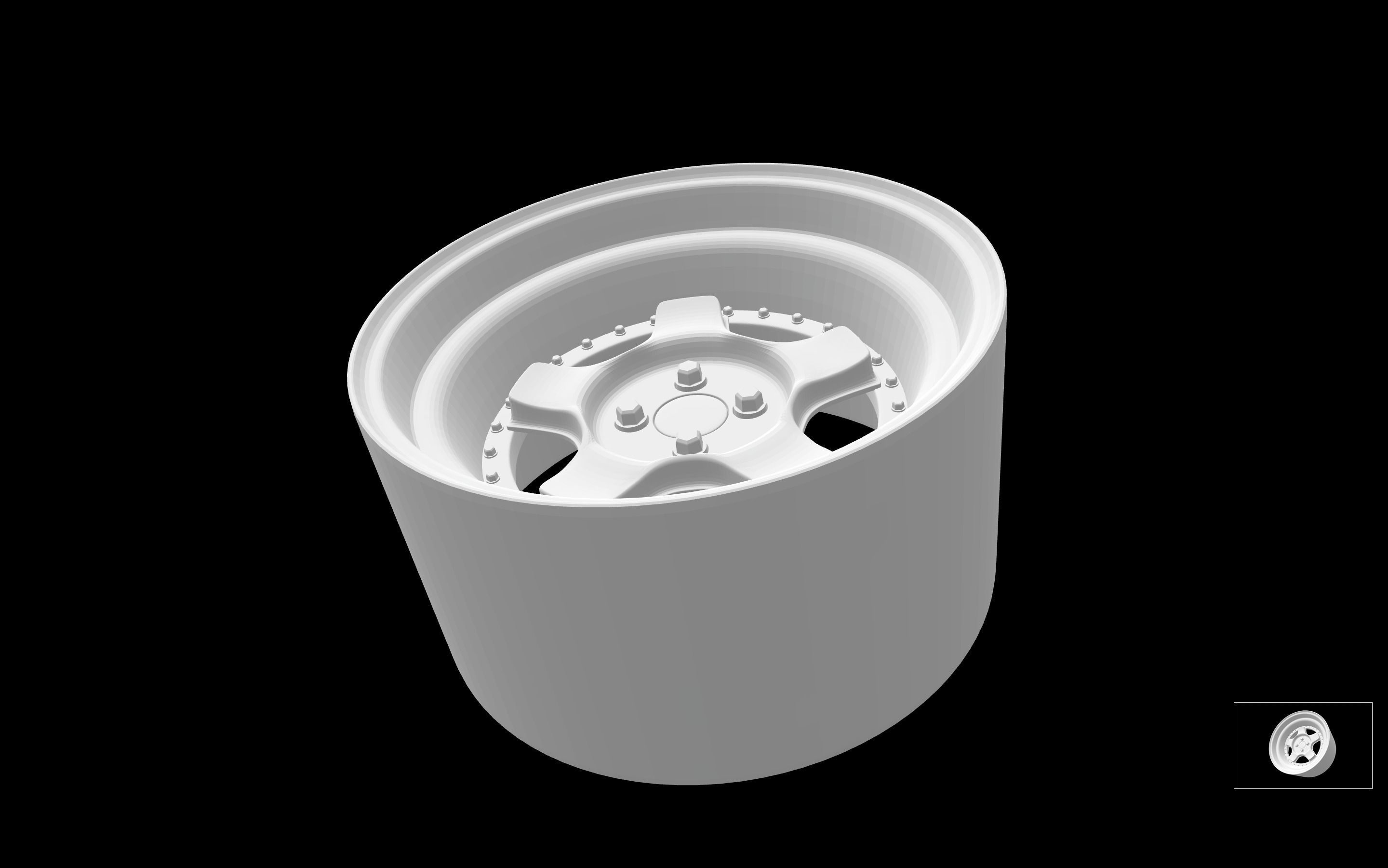 Schmidt Revolution Modern scalable and printable rimsLine 3D print model_1