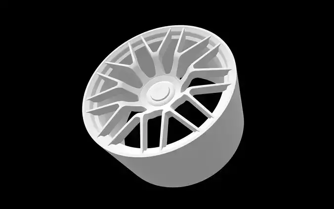 Mercedes C63 OEM scalable and printable rims