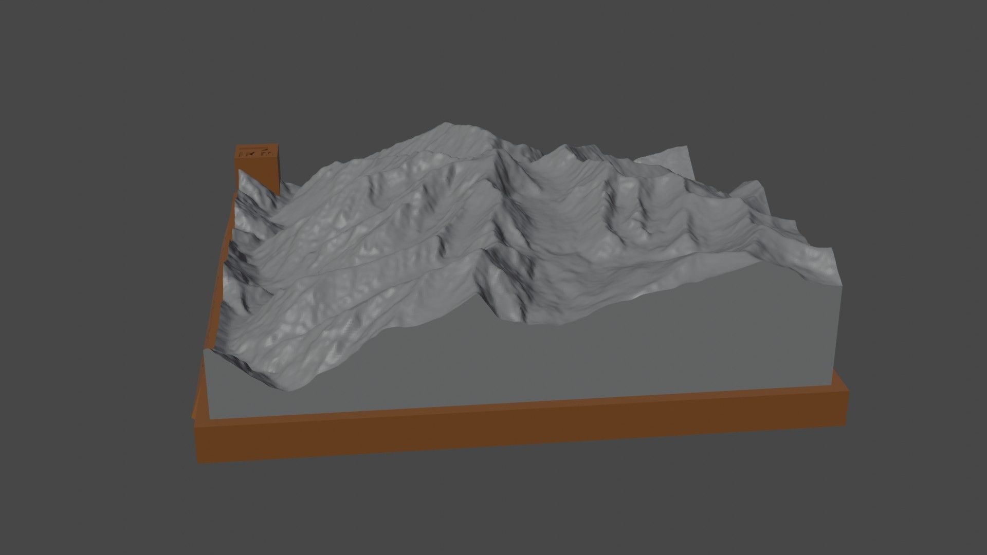 Gora Radzhi-Bek 3D print model_1