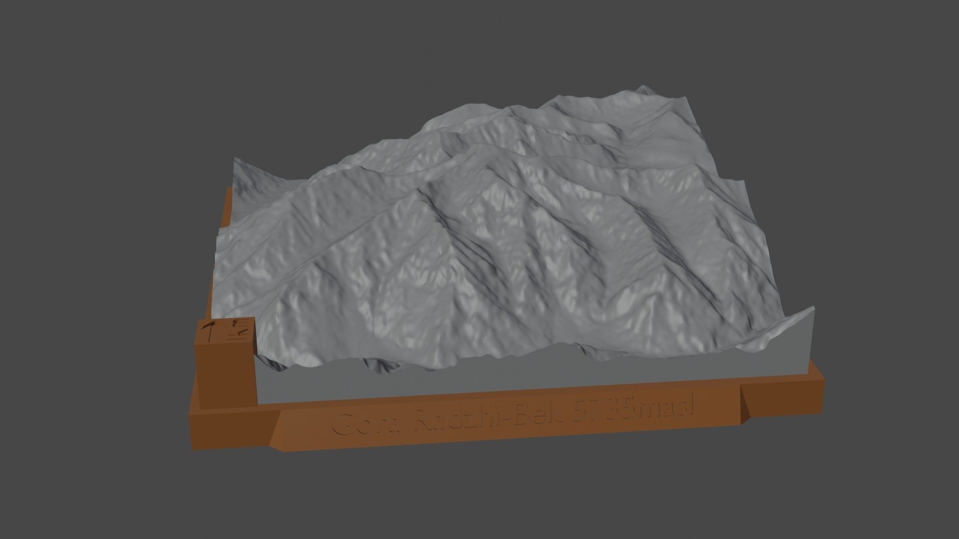 Gora Radzhi-Bek 3D print model_5