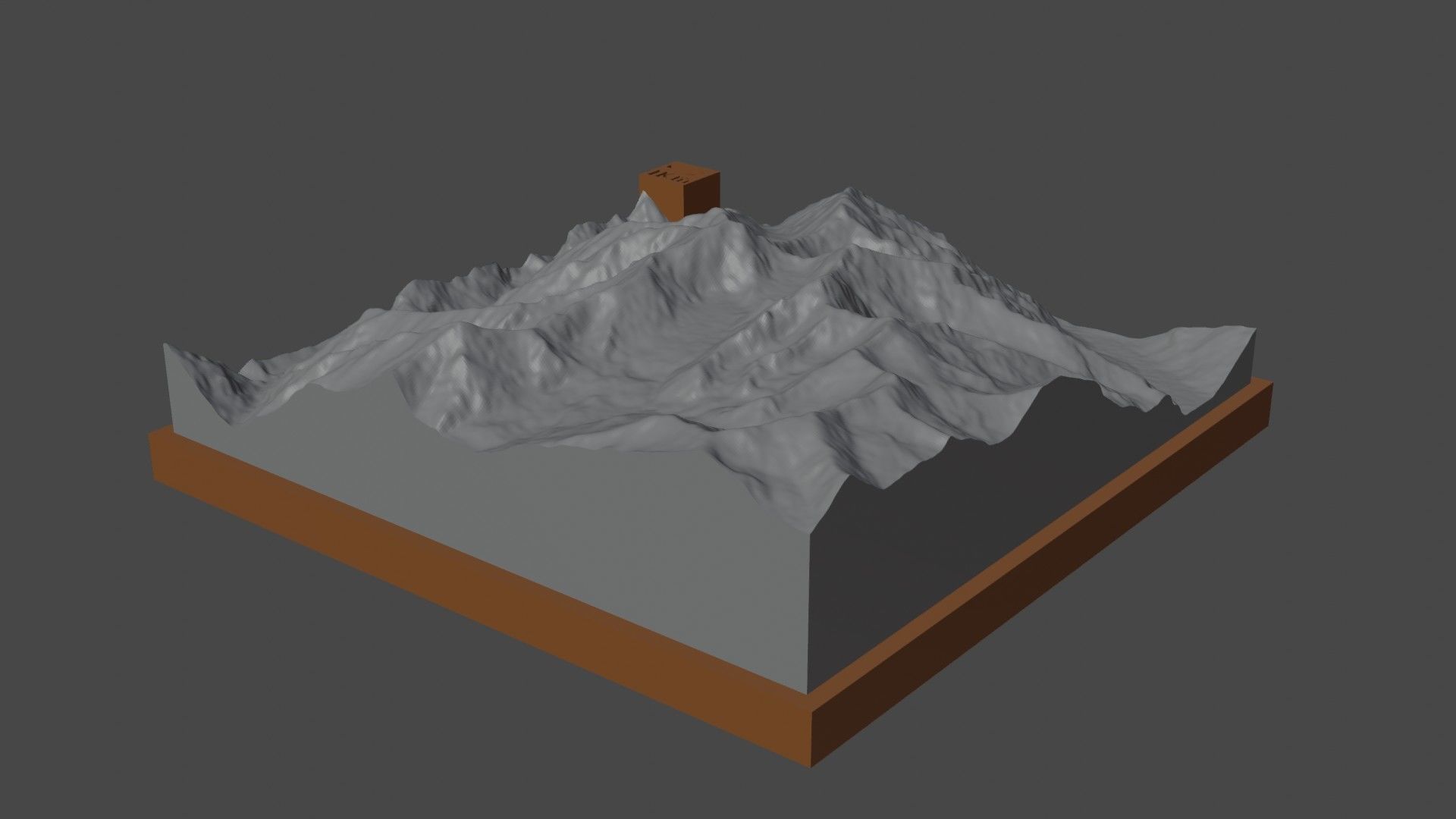 Gora Radzhi-Bek 3D print model_4
