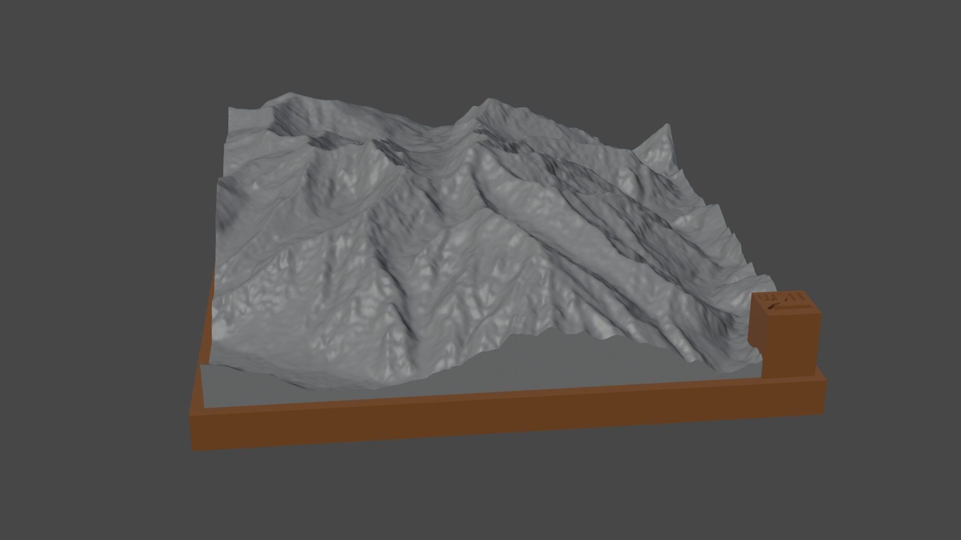 Gora Radzhi-Bek 3D print model_6