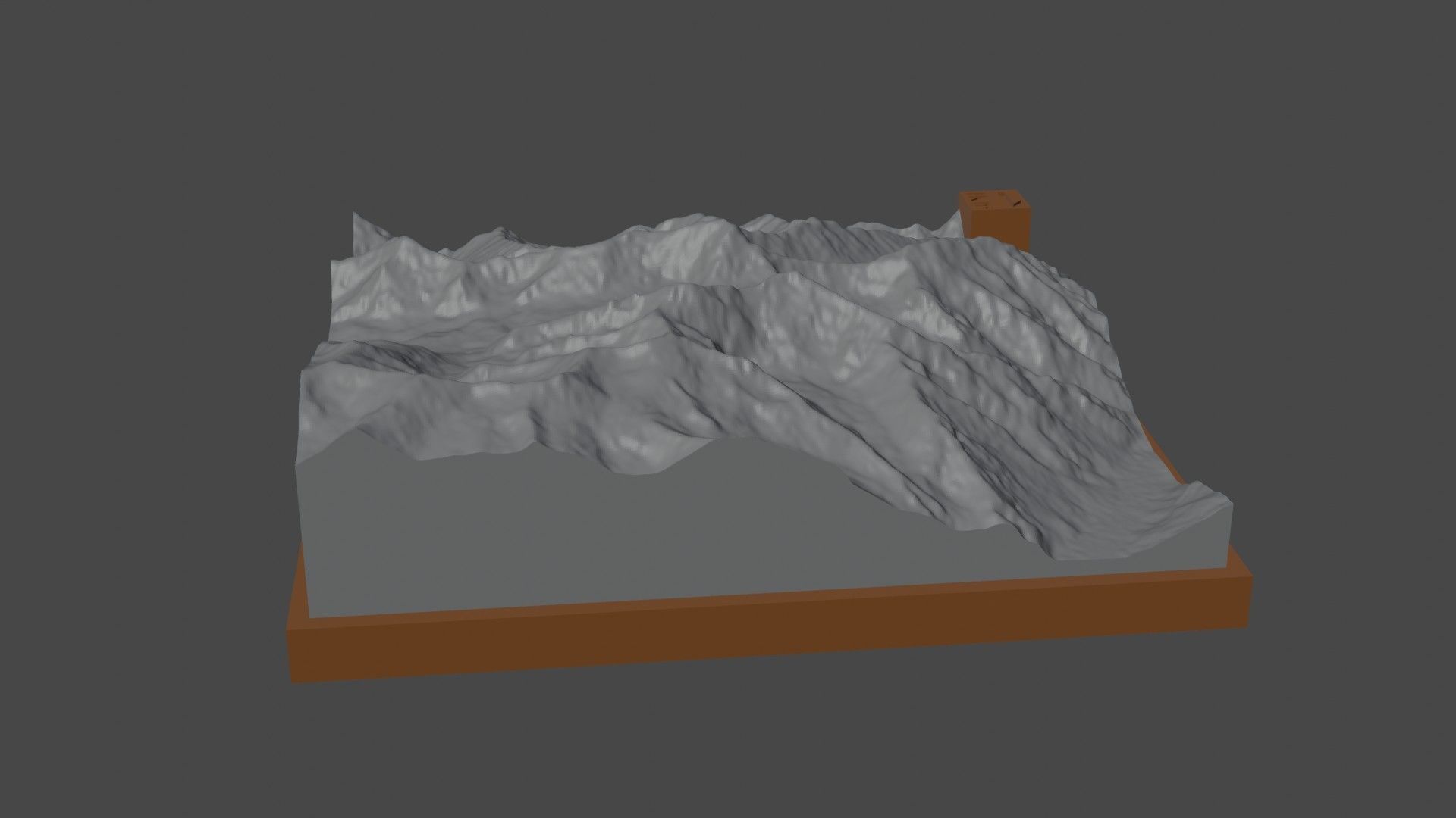 Gora Radzhi-Bek 3D print model_2