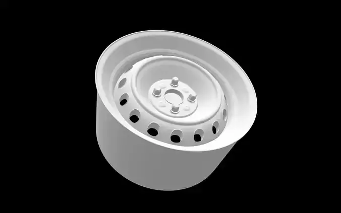 Steelies standard scalable and printable rims 3D print model
