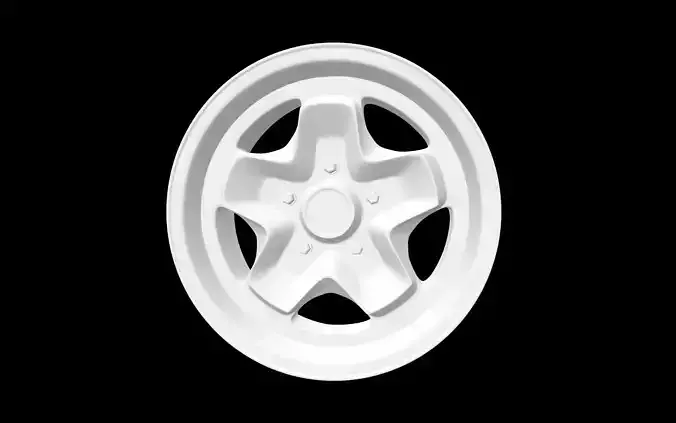 Porsche Hackmesser scalable and printable rims