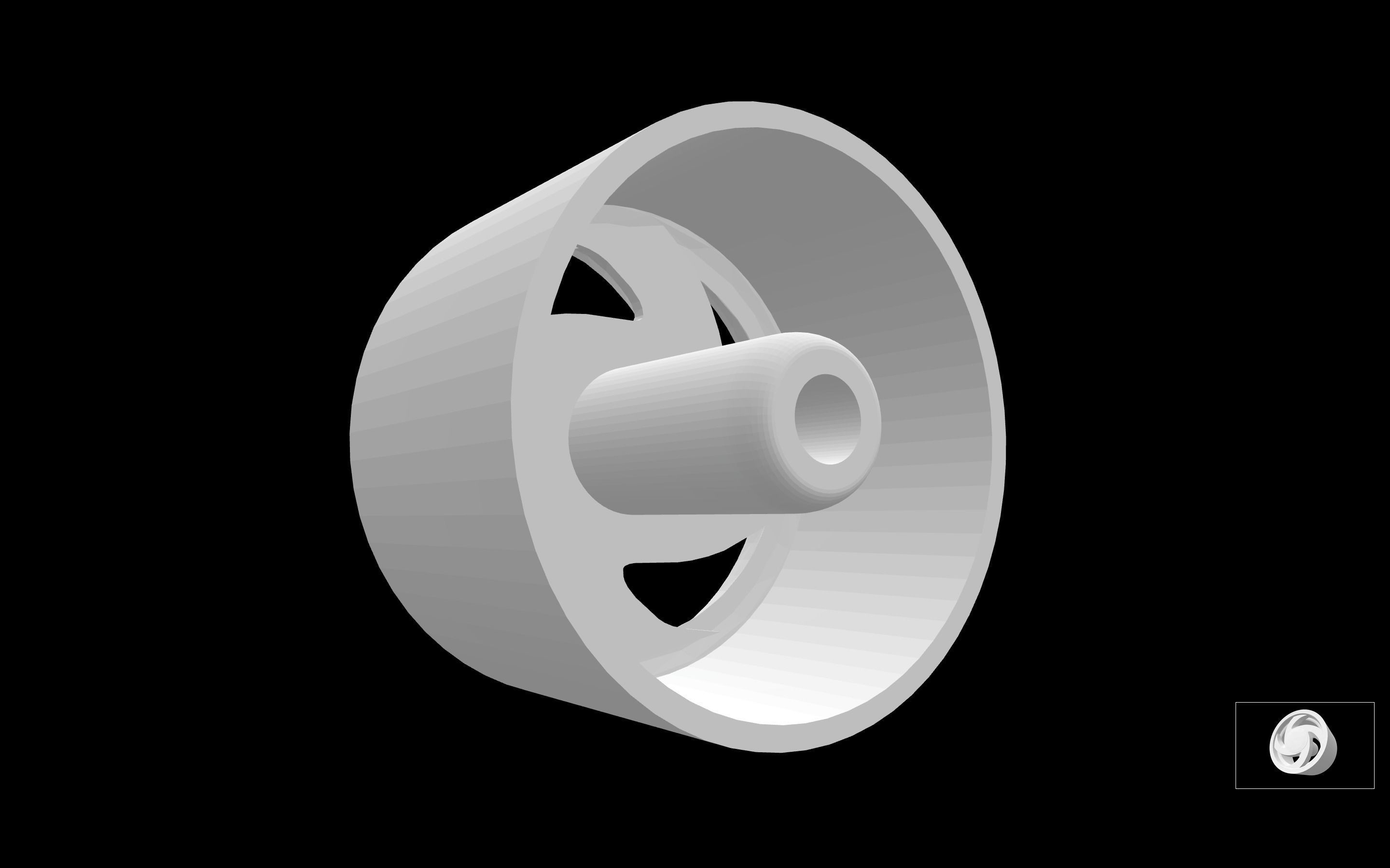 Rays Super Volk scalable and printable rims 3D print model_4