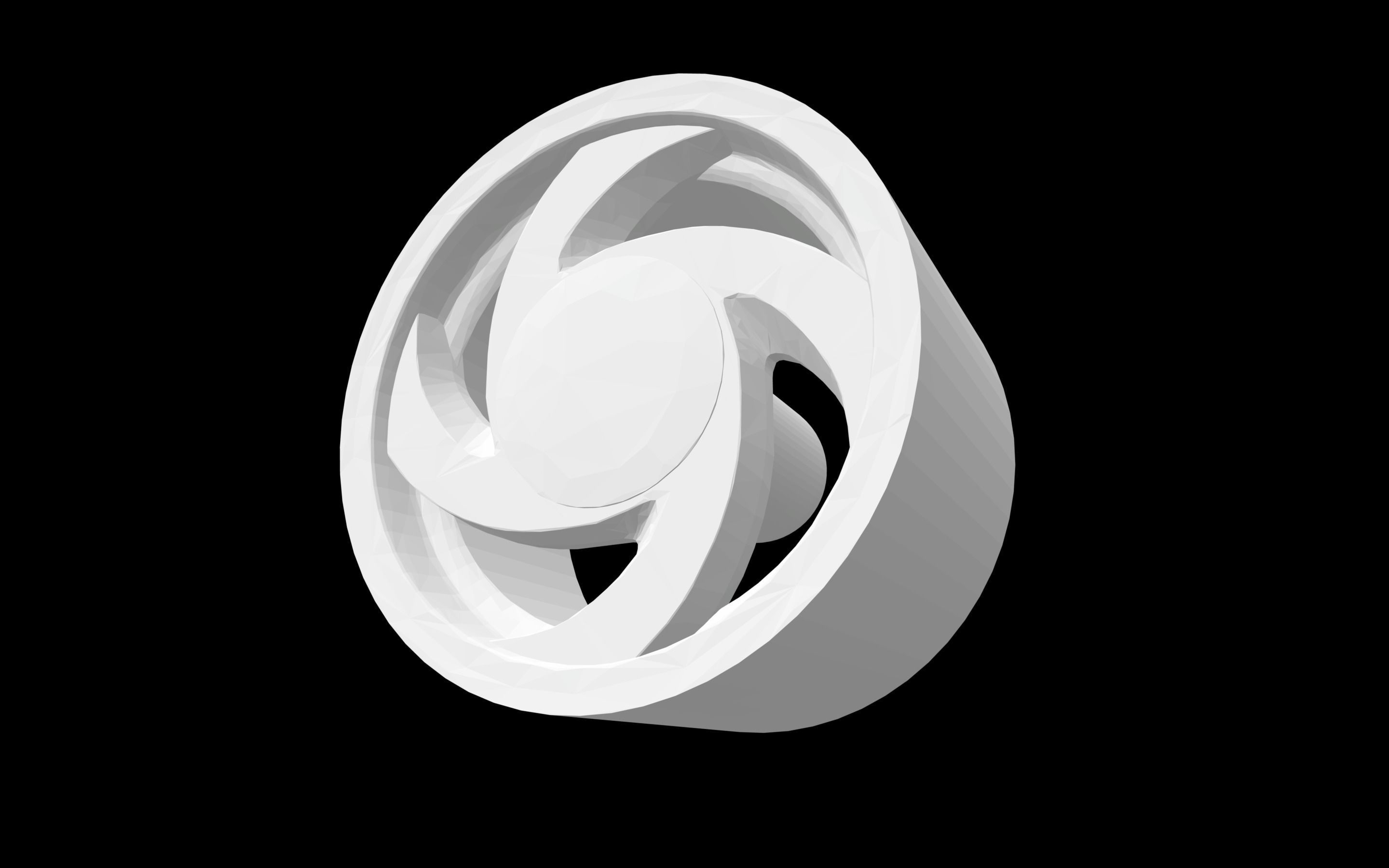 Rays Super Volk scalable and printable rims 3D print model_3