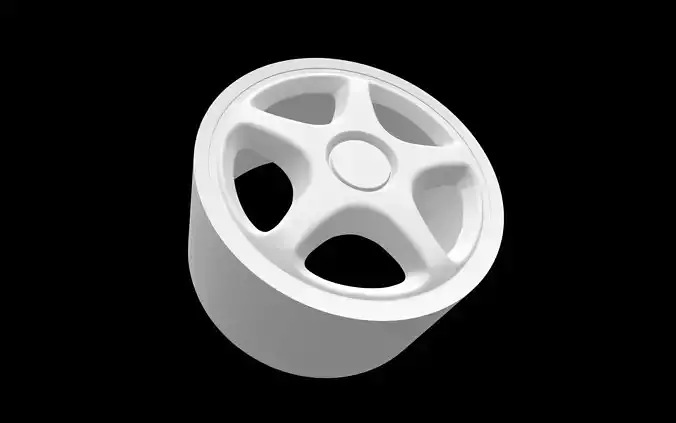 Porsche 959 OEM scalable and printable rims