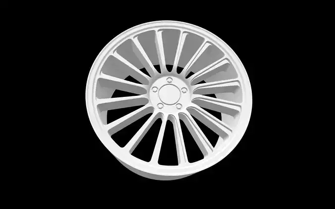 Mercedes slr 722 oem scalable and printable rims
