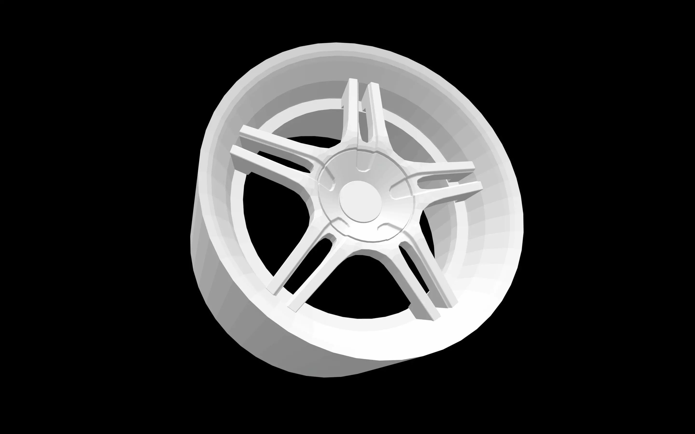 Motegi FF5 scalable and printable rims 3D print model