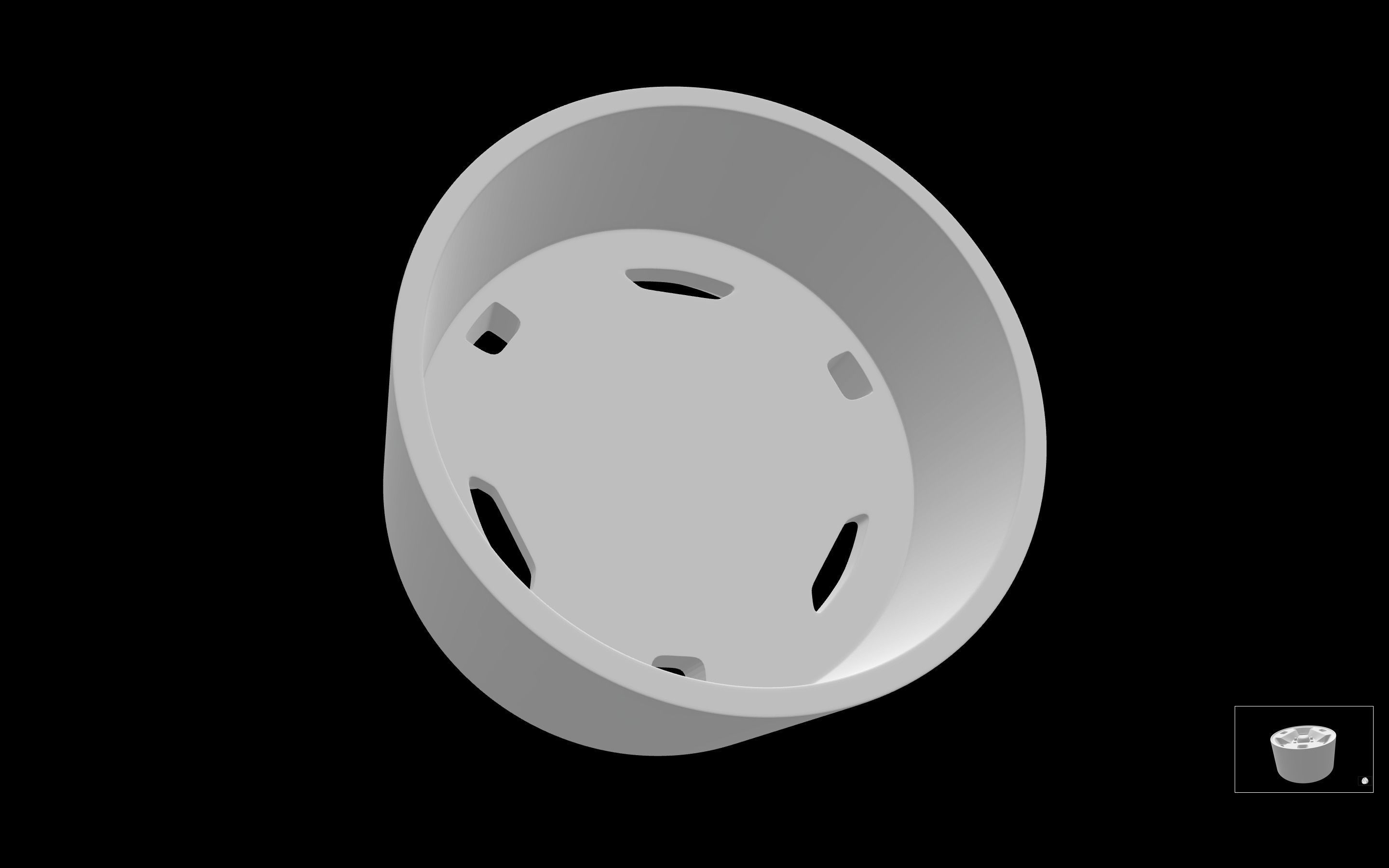 Nissan Pathfinder OEM scalable and printable rims 3D print model_2