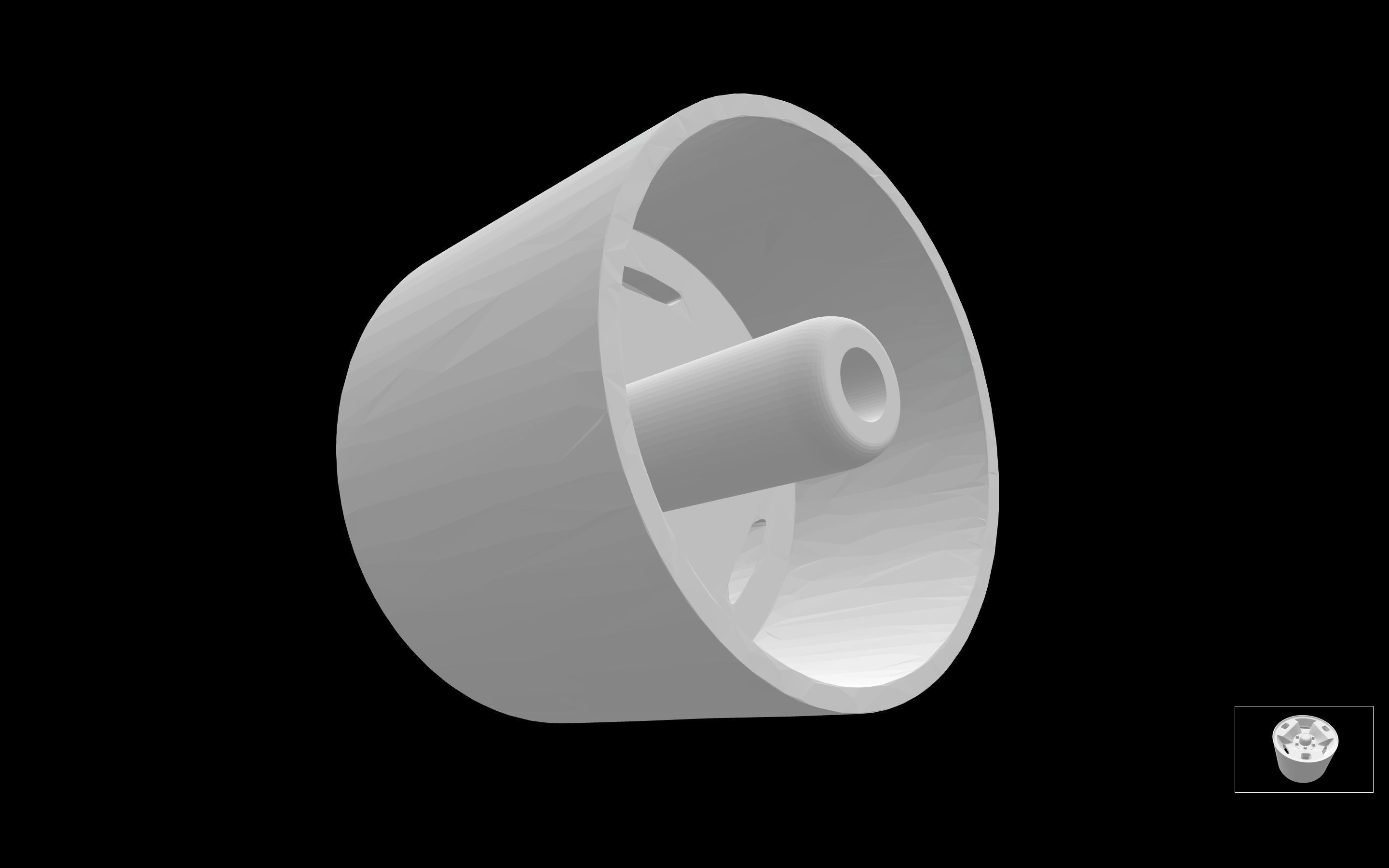 Nissan Pathfinder OEM scalable and printable rims 3D print model_4