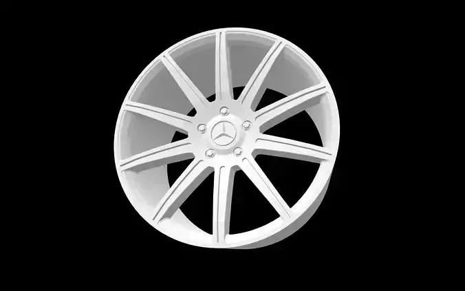 Mercedes E63 oem scalable and printable rims
