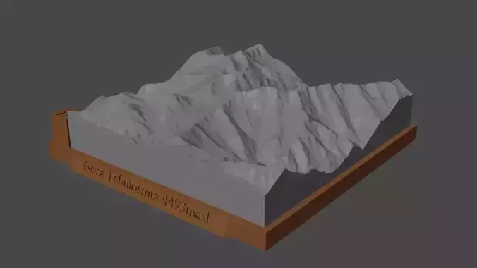 Gora Tebulosmta 3D print model
