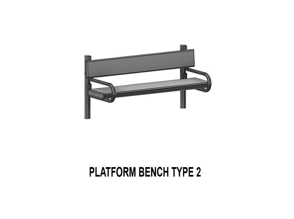 PLA-0001 Platform detail set for Europe H0-scale 38 items 3D print model_44
