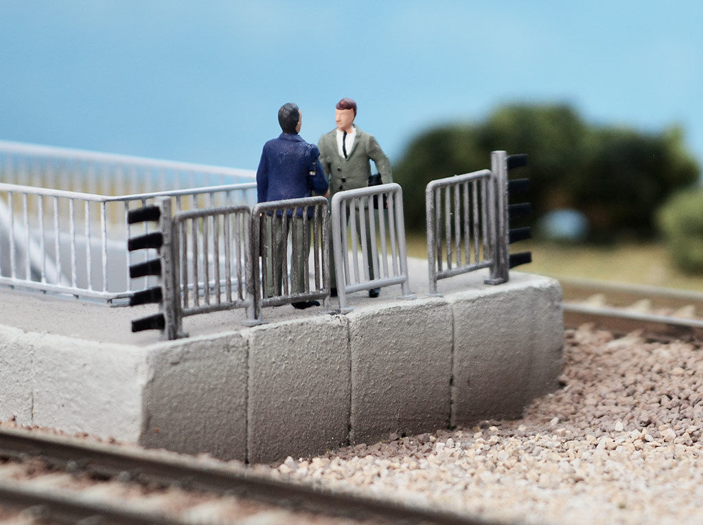 PLA-0001 Platform detail set for Europe H0-scale 38 items 3D print model_33