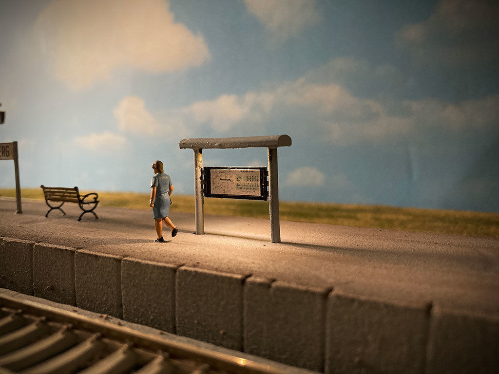 PLA-0001 Platform detail set for Europe H0-scale 38 items 3D print model_42