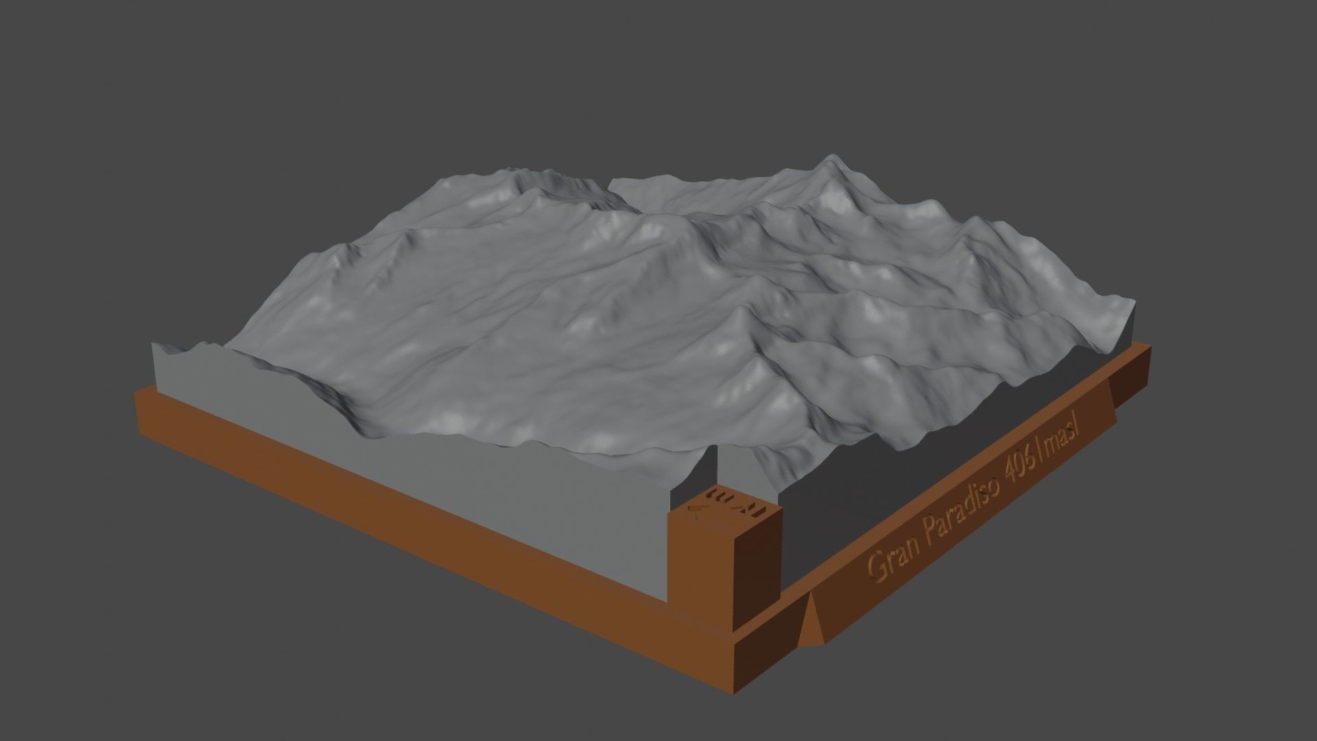 Gran Paradiso 3D print model_3