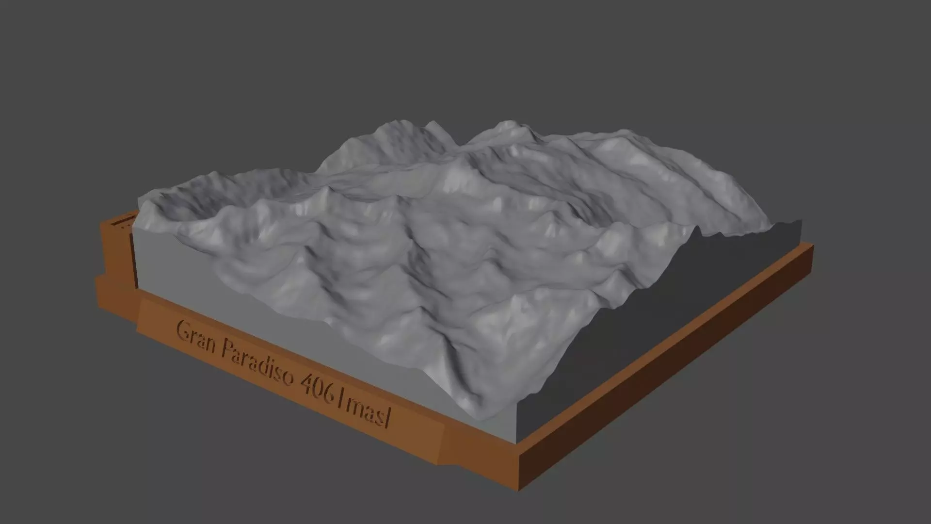 Gran Paradiso 3D print model_0