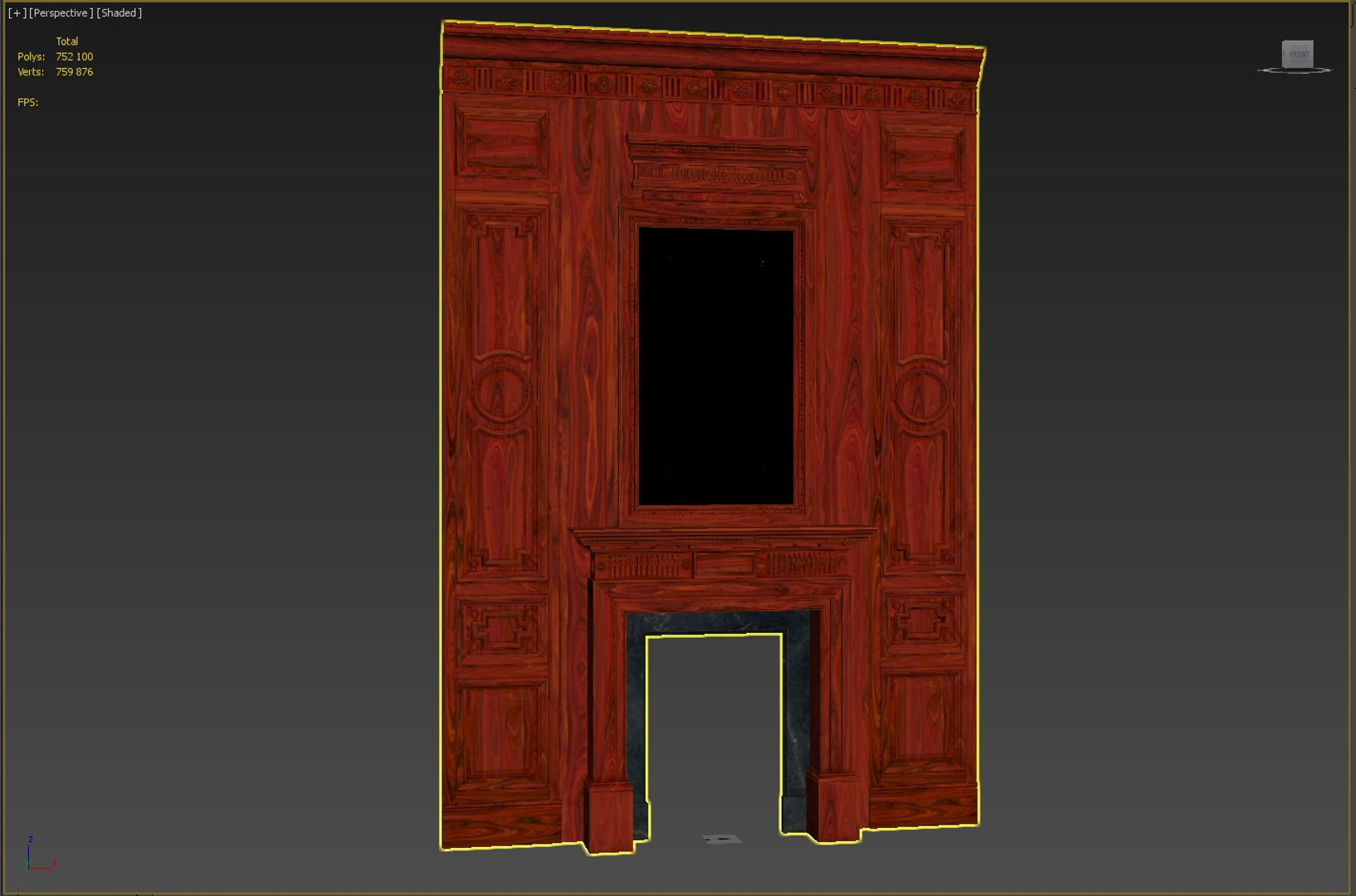 Fireplace 01 04 3D model_32