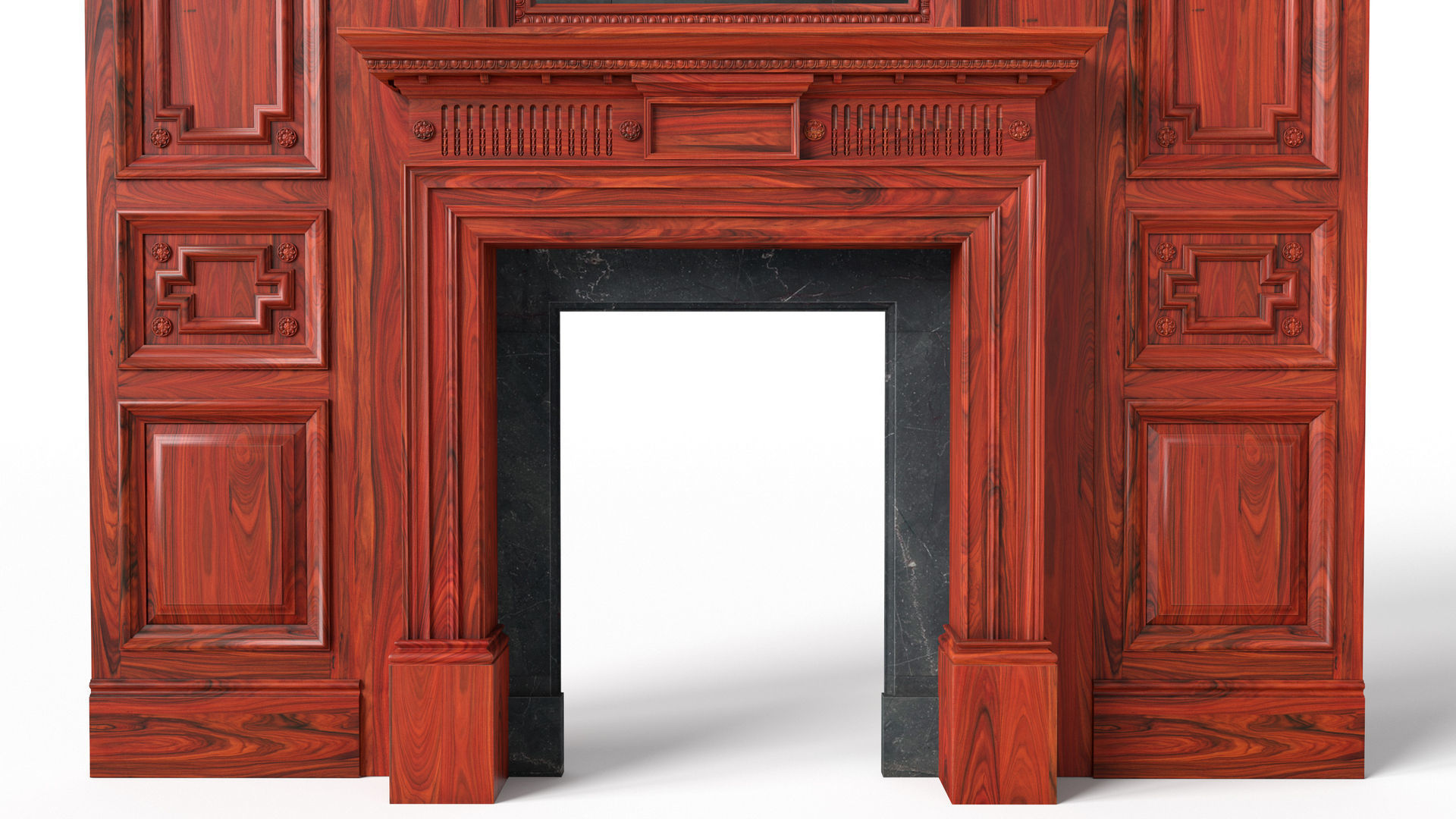 Fireplace 01 04 3D model_1
