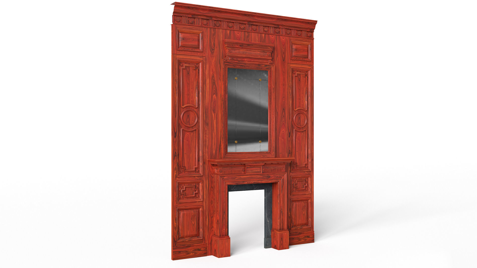 Fireplace 01 04 3D model_8